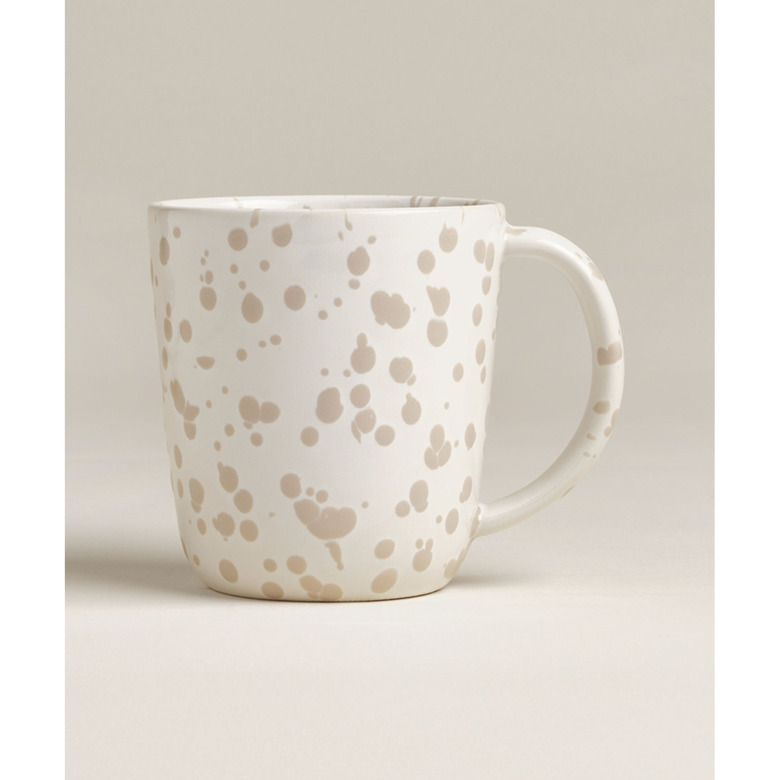 Year & Day Splatter Mugs, Beige
