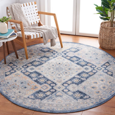 Tapis gris / bleu marine Hulse 220
