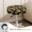 Housses de tabouret rondes Rooster
