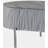 Gray High Gloss and Chrome Coffee Table