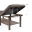Table de massage professionnelle 75 po, table pliante en similicuir confortable, lit de massage avec dossier réglable et coussin de tête-124929878