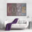 «Love Sign», reproduction sur toile-2054829854