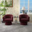 Fauteuil demi-tonneau pivotant de 25,2 po Iryanna-123185140-97755431