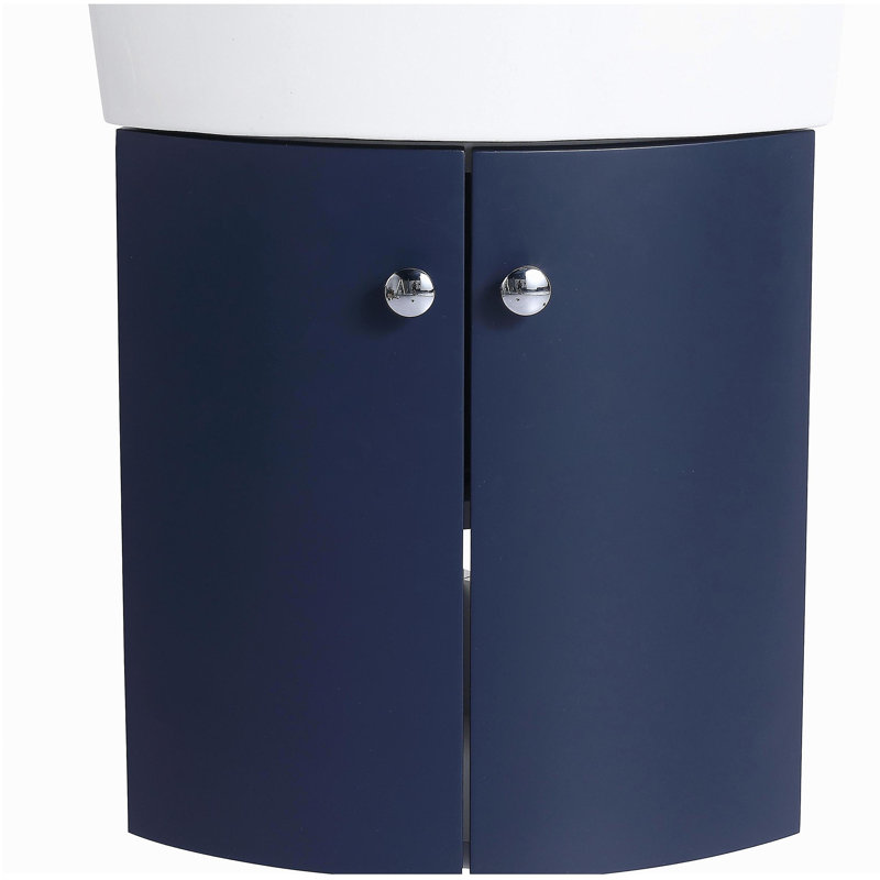 Ensemble de meuble-lavabo de coin en coin