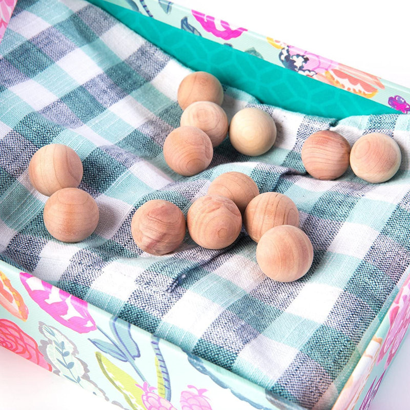 Boules de cèdre anti-mites naturelles