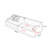 Gray 100% Polyester Modular Sofa cushion couch