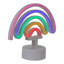 Lumière arc-en-ciel multicolore à DEL de 8 po de style néon
