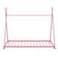 Lit plateforme en métal avec structure triangulaire-1426662905