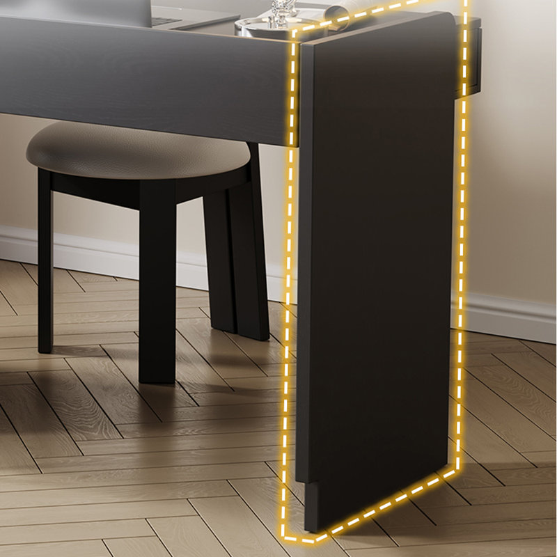 Bouchez, Noir, H 30,71 po x l 47,24 po x P 19,69 po
