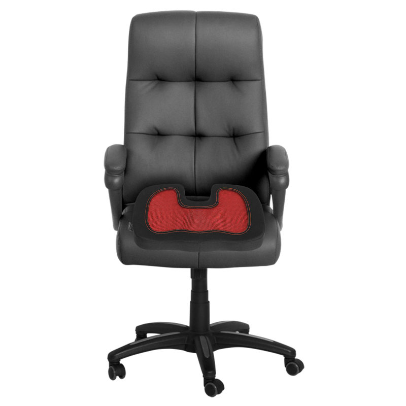 Ergonomic Gel Car Seat Cushion, Red