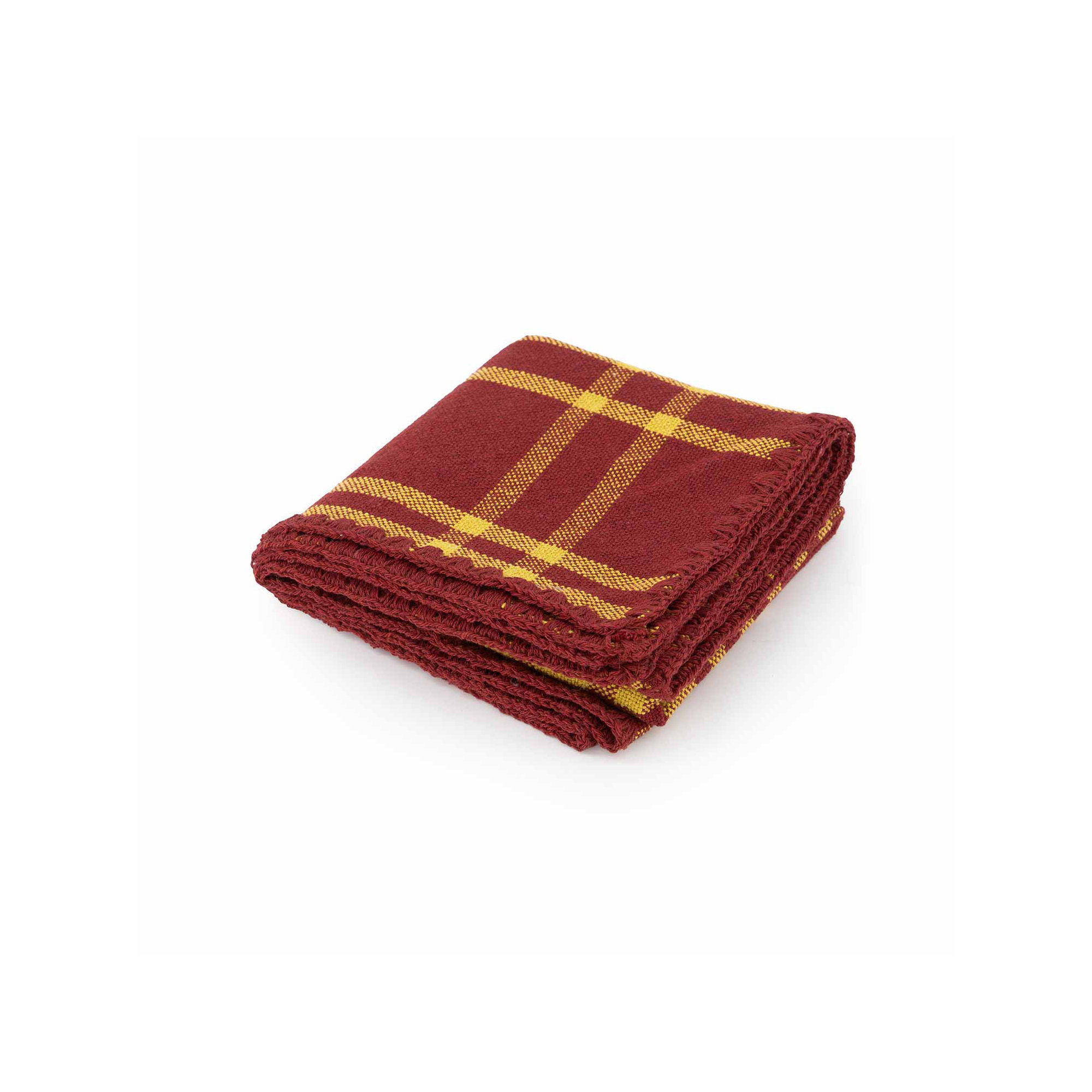 Trattoria Napkin 0202 (Set Of 2), Yellow/Red