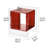 Samuelsson Acrylic Side Table, Nightstand Bedside Table-1616917548