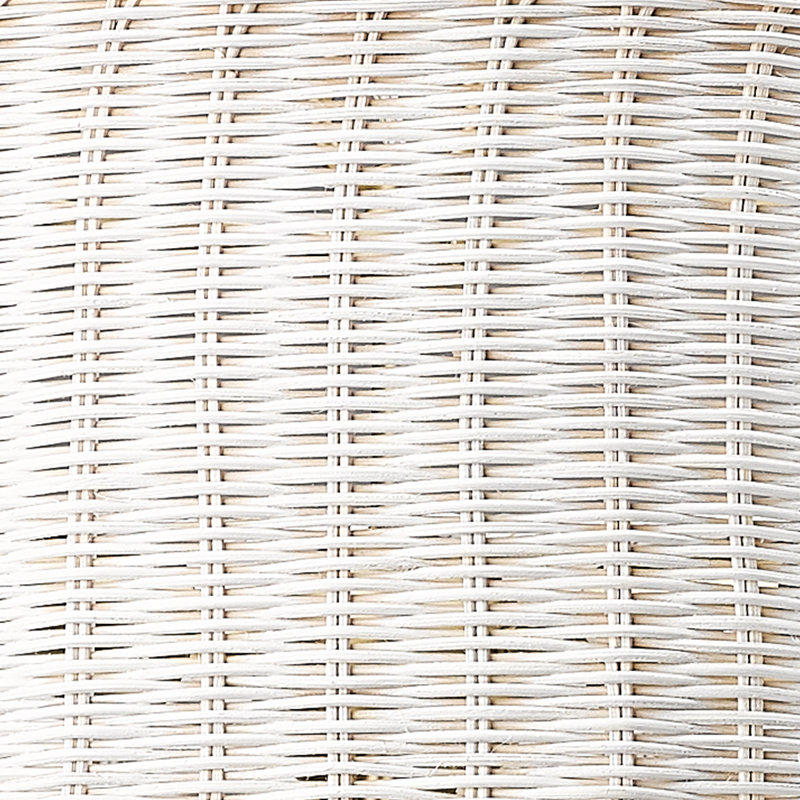 Cuthmore Steel Spotlight, Brushed Champagne Bronze, White Wicker