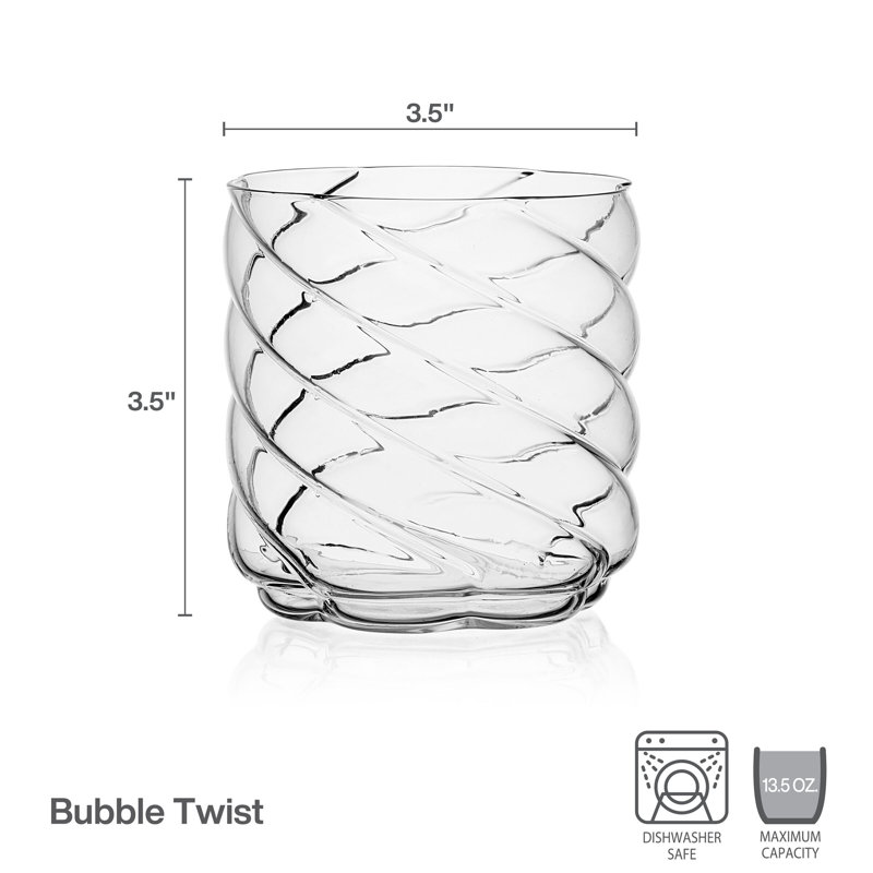 Ensemble de 6 verres à whisky Mikasa, Clear