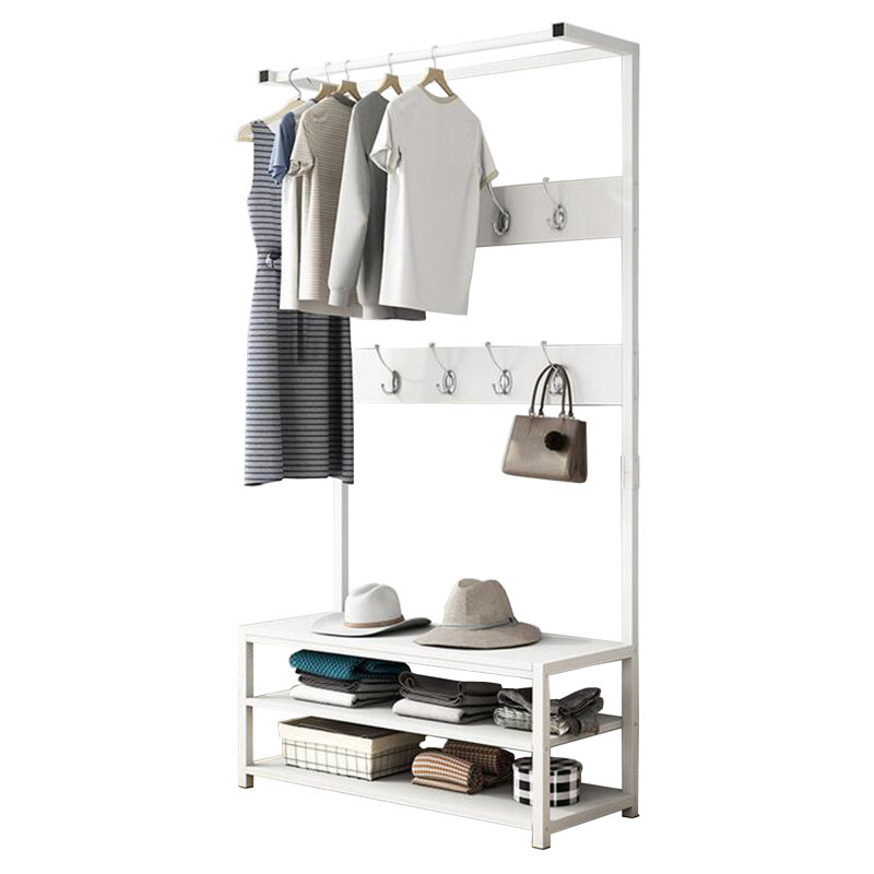 Valet Pasquina, Blanc, H 66,93 po x l 31,4 po x P 13,39 po