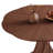 Dark brown interestingly-shaped round table-602394965-602394920