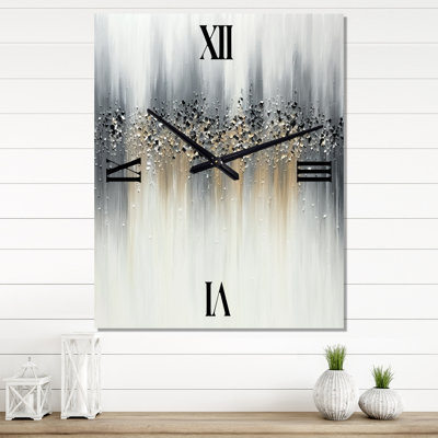 Gentle Serenity - Abstract Painting Wall Clocks