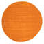Tapis orange Kashkuli Gabbeh 9 pi 9 po x 9 pi 9 po