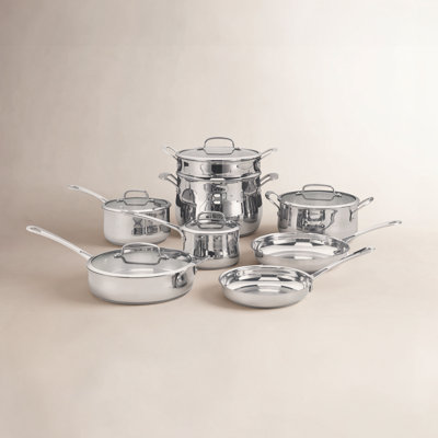 Cuisinart 13 Piece Contour Stainless Steel Cookware Set