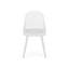 Mobilier d'extérieur en polypropylène blanc