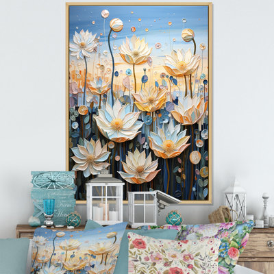 Pétales du lotus sacré IV sur toile