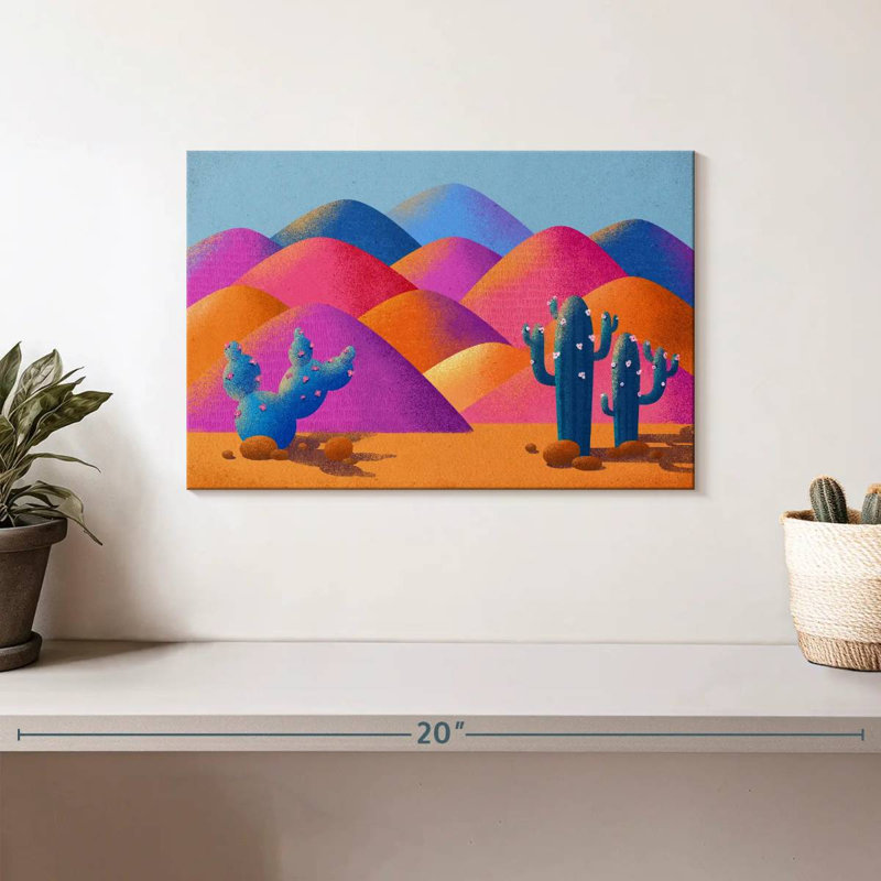 Harnek, désert vibrant de cactus Saguaro, H 8 po x l 12 po