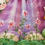 Spring Bunny Wreath Wooden Door Hanger