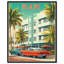 «Miami Deco II», reproduction d'art sur toile par Art Remedy-118142595-118142596