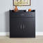Novara 2 Door 1 Drawer Hallway Shoe Storage Cabinet-168115607