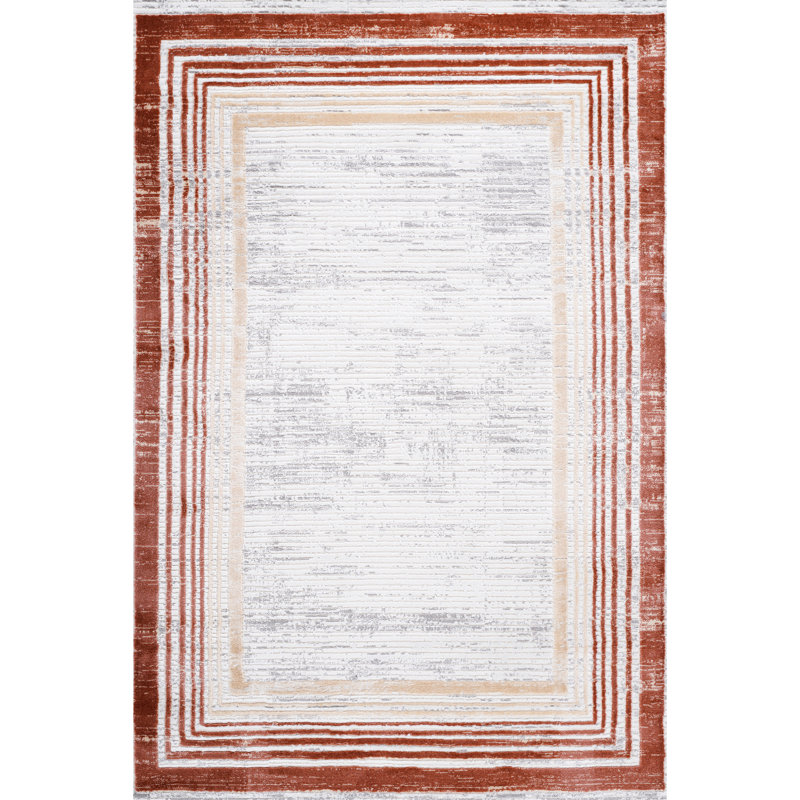 5X7 Area Rug In Brown// - Non-Shedding, Stain , Great For Nursery, Study, Living Room Eat-In Kitchen, Room, Bedroom