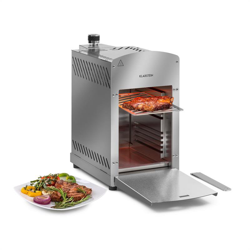 Klarstein Single Burner Countertop Liquid Propane Infrared Gas Grill