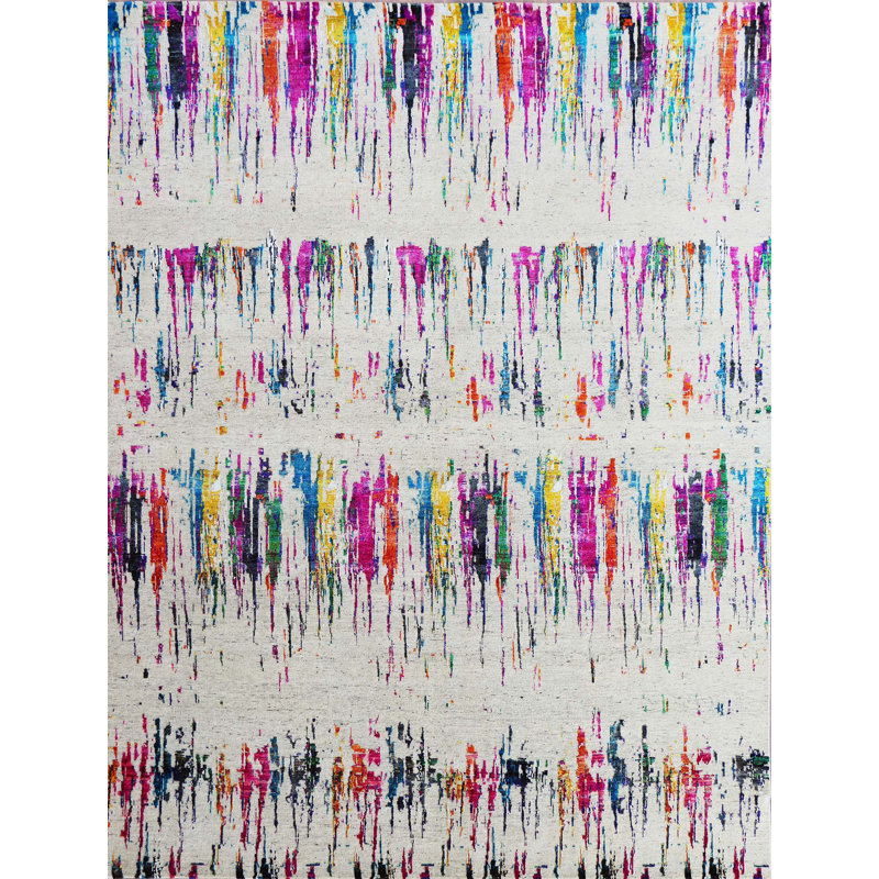 Tapis rectangulaire noué à la main, Rectangle 12 pi x 15 pi