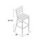 Tabourets de bar en métal Loughran-94596164-21223158-94596163