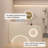 Casual and minimalist cream-coloured checkout counter with a curved design and baked paint finish-655154134