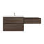 Meuble-lavabo mural 54 po avec évier en acrylique renforcé Aliki-1426812735