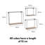Clarisa Wall Shelf Set, Wire Design