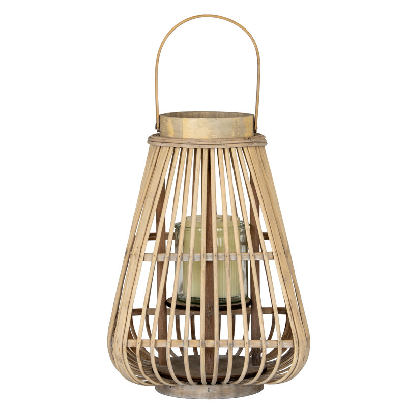 Andrian Wicker Candle Accessories, 35cm H x 26cm W x 26cm D