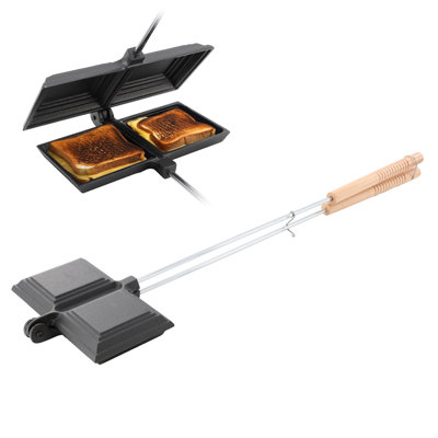 Batterie de cuisine en fonte pour l'extérieur / camping avec poignée longue 8,26 pouces Megachef