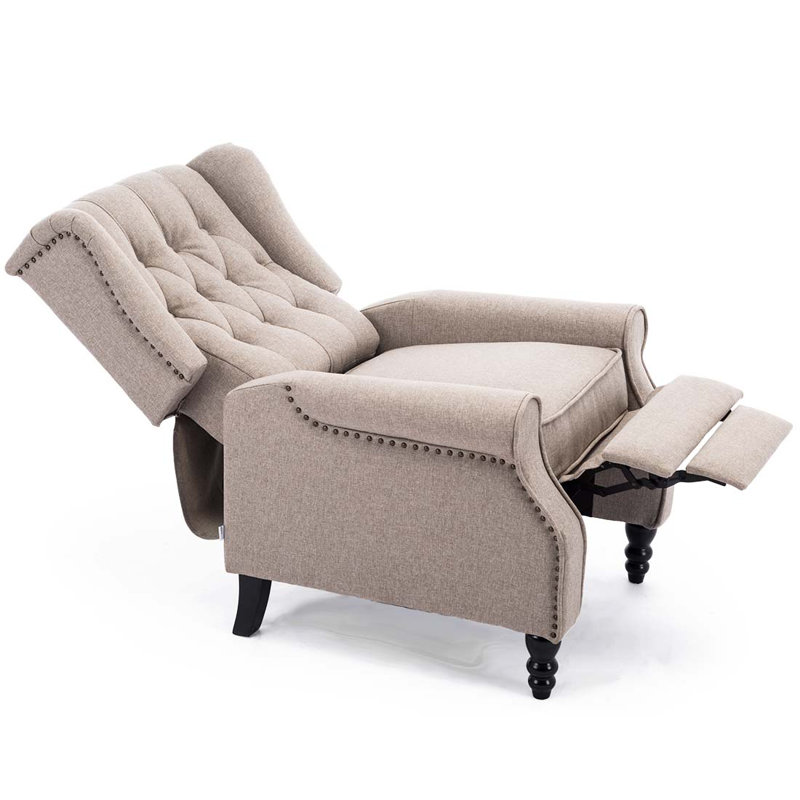 Conatser 78cm Wide Wing Chair Recliner, Pumice