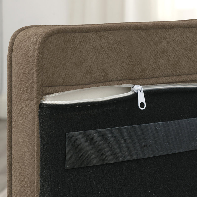 Lit rectangulaire pour petits et moyens chiens, canapé-lit surélevé durable, tissu en lin moderne et tendance