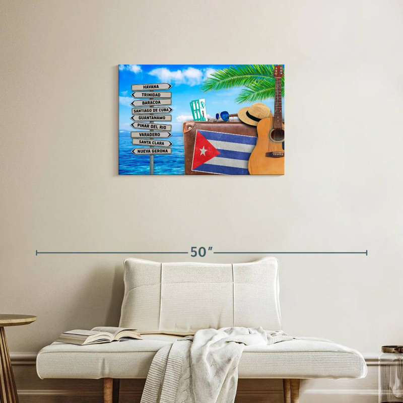 Borges Cuban Summer Holiday, H 20 po x l 30 po