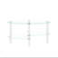 Table basse ovale en verre transparent-788625899