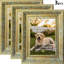 Cadre photo 3 pièces 5 "x 7" doré antique pour présentation d'anniversaire-1080581450-1080581449-1080581448