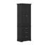 Tall Storage Cabinet With Three Drawers, Adjustable Shelves-113855019