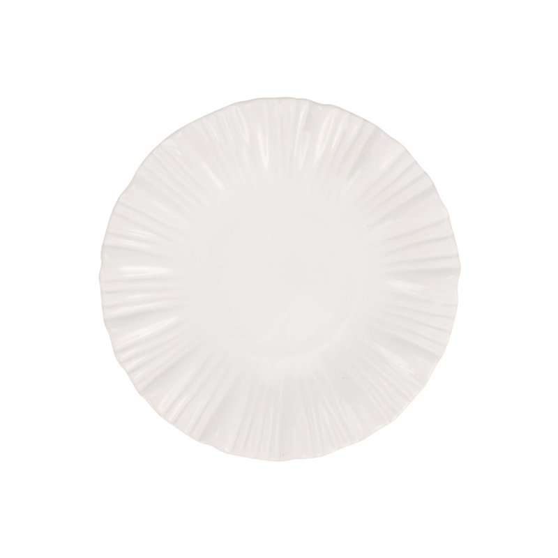 Bari Salad Plate, White