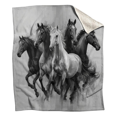 Groupe de couvertures pour chevaux