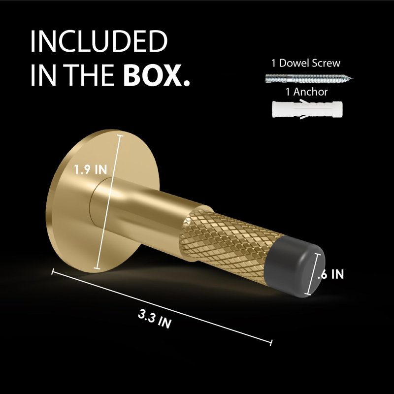 Mega Handles, Paquet de 3, Laiton satiné