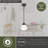 Margaree 1-Light Dimmable Schoolhouse Pendant-1822708529-1873673485