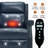 Faux Leather Recliner Chair with Massage and Heat, Heavy Duty Motion Mechanism, 8 vibrating nodes and 3 massage modes-2129119829