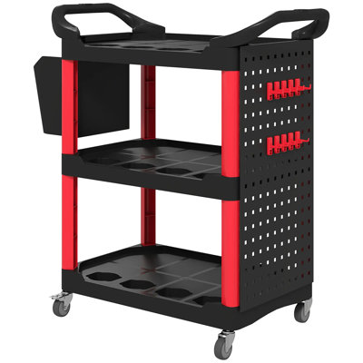 3-Tier Rolling Tool Cart